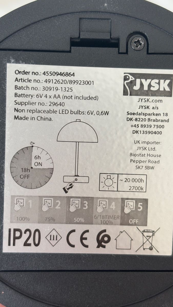 Jysk Lampade: 2er Set JYSK Tischleuchten in Chrome – Nuovo (secondo la descrizione) da Niederuzwil venduto da mik_27sl 2