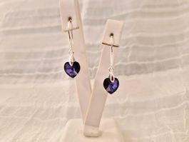 Handgemachte ohrringe aus swarovski ❤️ 10mm Helitrope