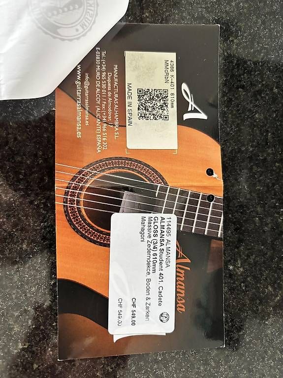 Strumenti musicali: Gitarre ALMANSA Student 401 – Usato da Schongau venduto da ma_wi_sch 2