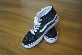 Vans Sk8-Mid Kinder Gr. 35 schwarz/weiss, sehr guter Zustand