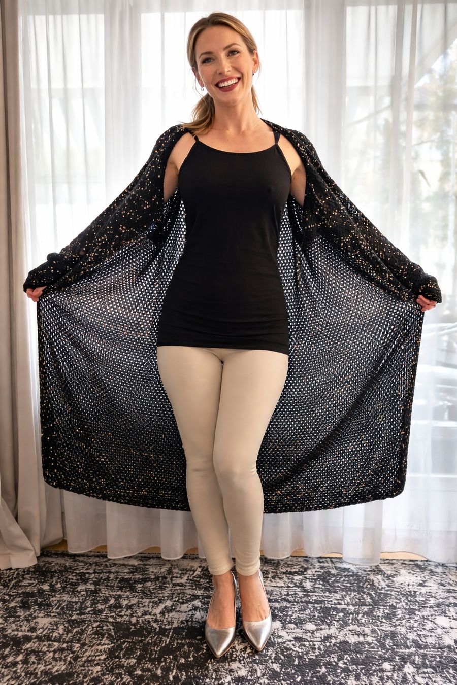 Cappotti: Pailetten Cardigan NEU – Nuovo e nell'imballaggio originale da Zürich venduto da Italy2001 1