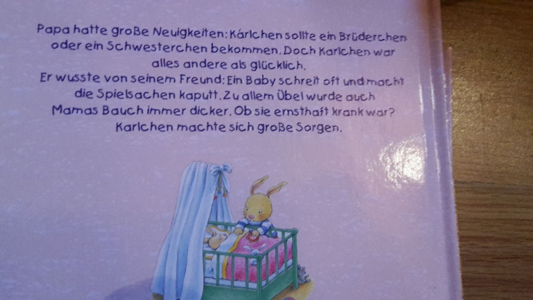 Libri: Buch Karlchen bekommt ein Schwesterchen – Nuovo (secondo la descrizione) da Schwarzenburg venduto da Flamingo07 1
