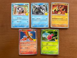 Pokemon Karten Set Holo 30 Jahre (Versand gratis)