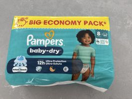 Pampers Baby-dry Grösse 8