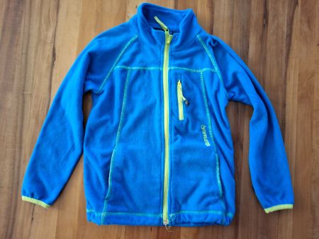 Kinder Fleecejacke THEVOLUTION blau Grösse 110 guter Zustand