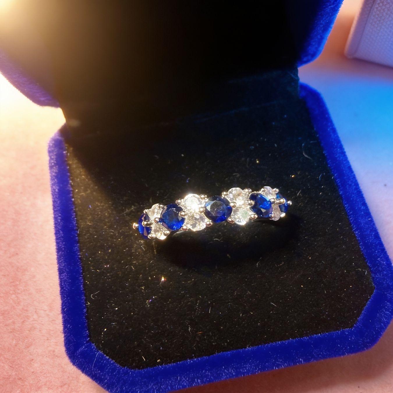 Anelli: Bague Bleu Prisme – Nuovo e nell'imballaggio originale da St-Maurice venduto da Sandrinette123 2
