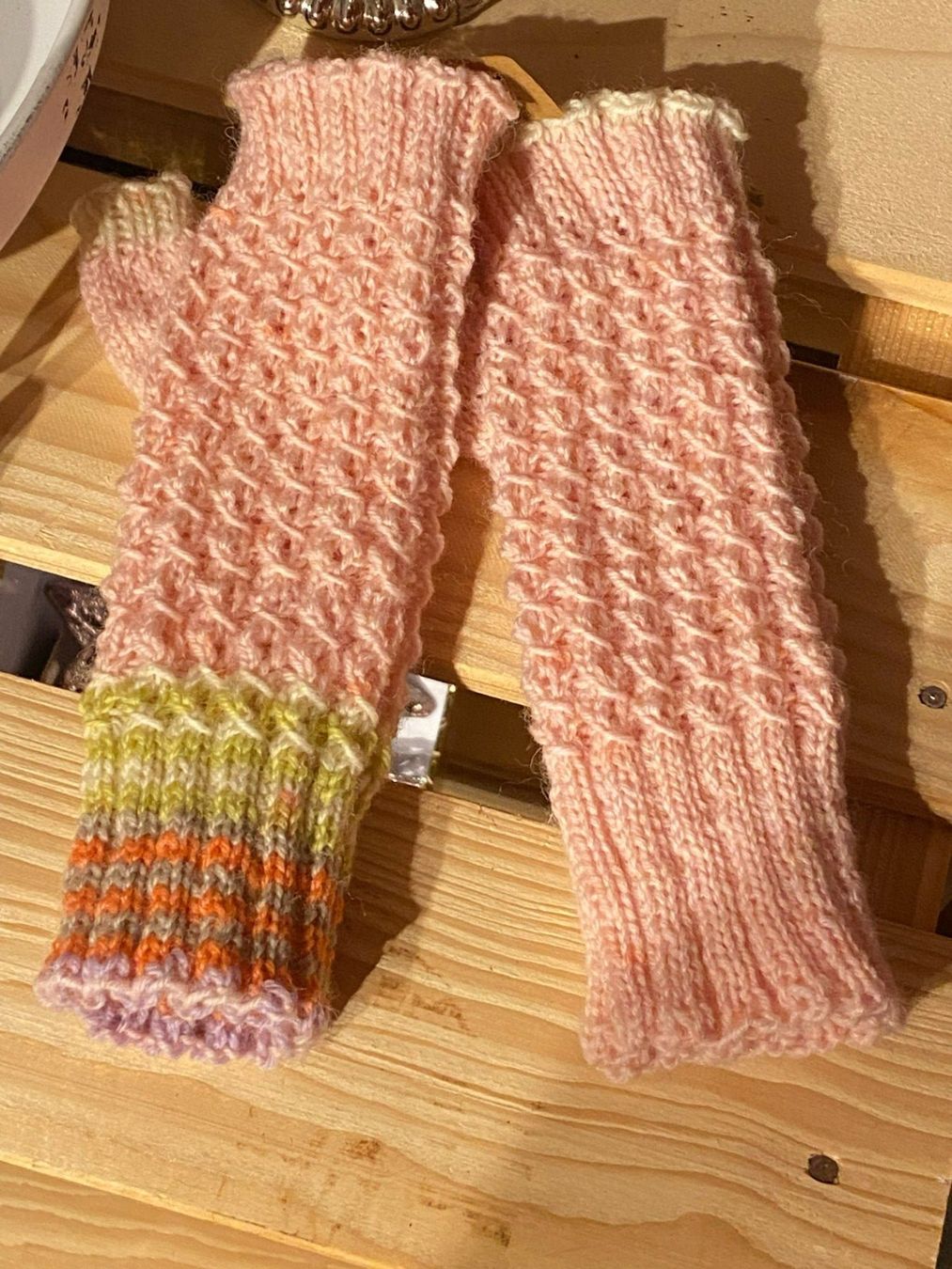 Gants & mitaines : PULSWÄRMER HELLROSA HANDGESTRICKT – Neuf avec emballage d'origine à Meienried par ManuelaBoutique 5