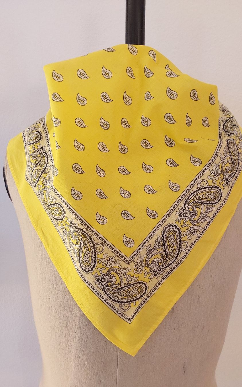 Foulards & écharpes: Original Glarner Tüechli gelb Baumwolle neu – Neuf avec emballage d'origine à Köniz par scopello12