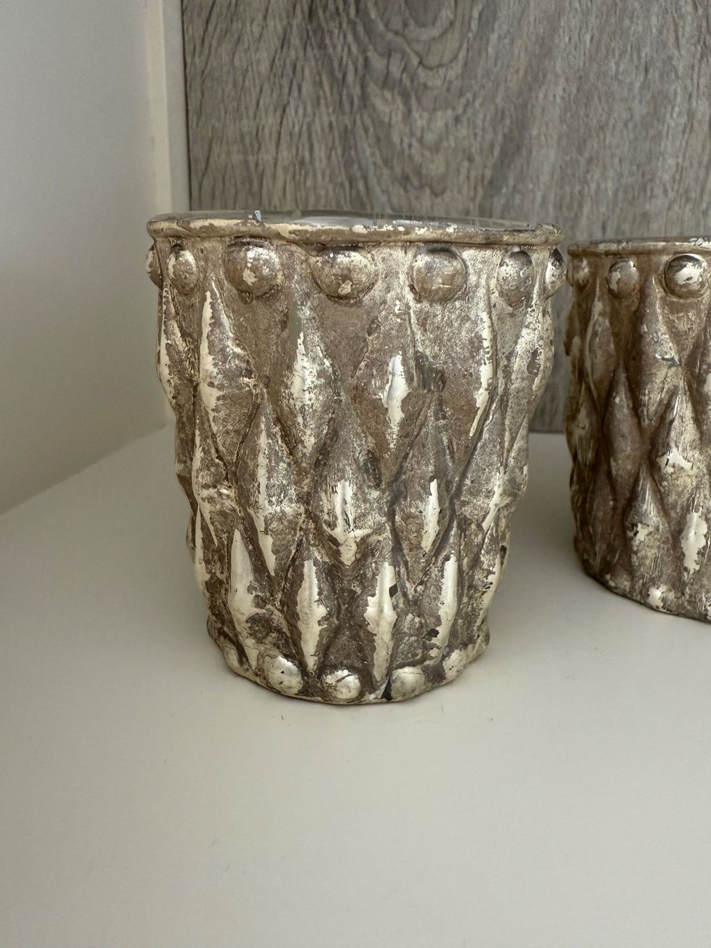 Portacandele: 3x Windlicht im Shabby Look, Neu – Usato da Wolfwil venduto da Inseider12 2