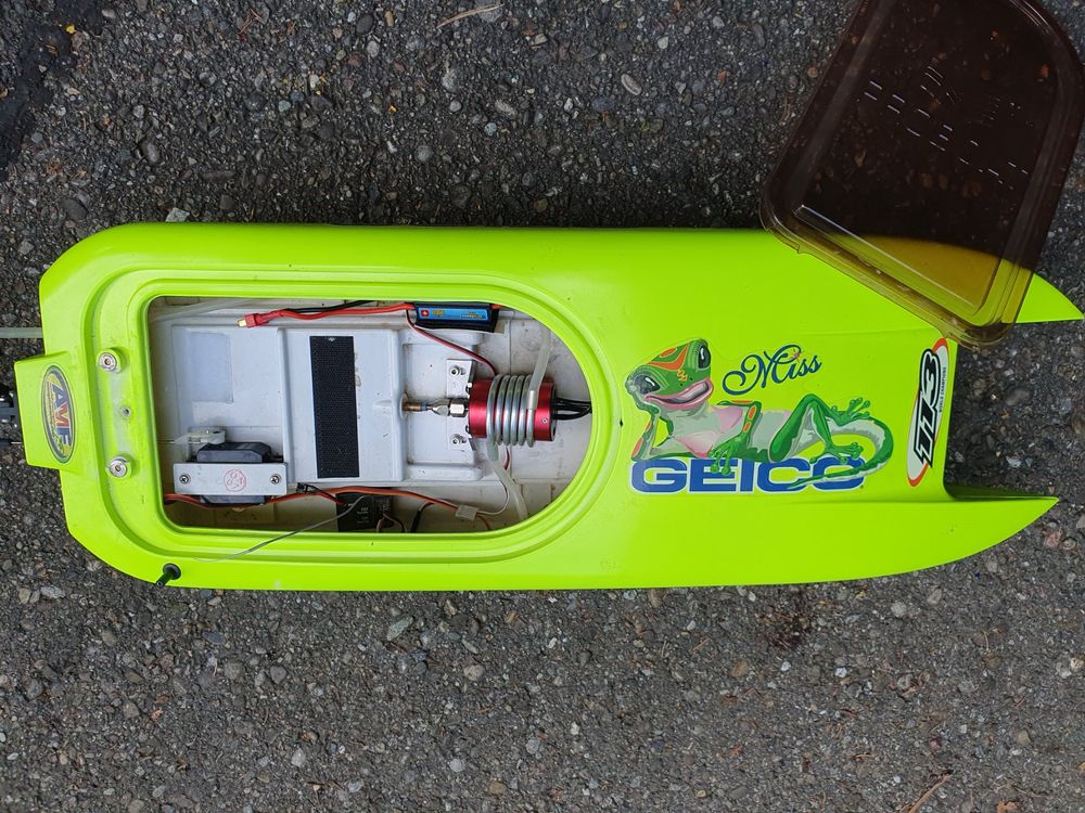 rc rennboot geico