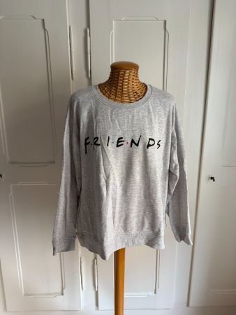Friends Sweatshirt hellgrau meliert XL