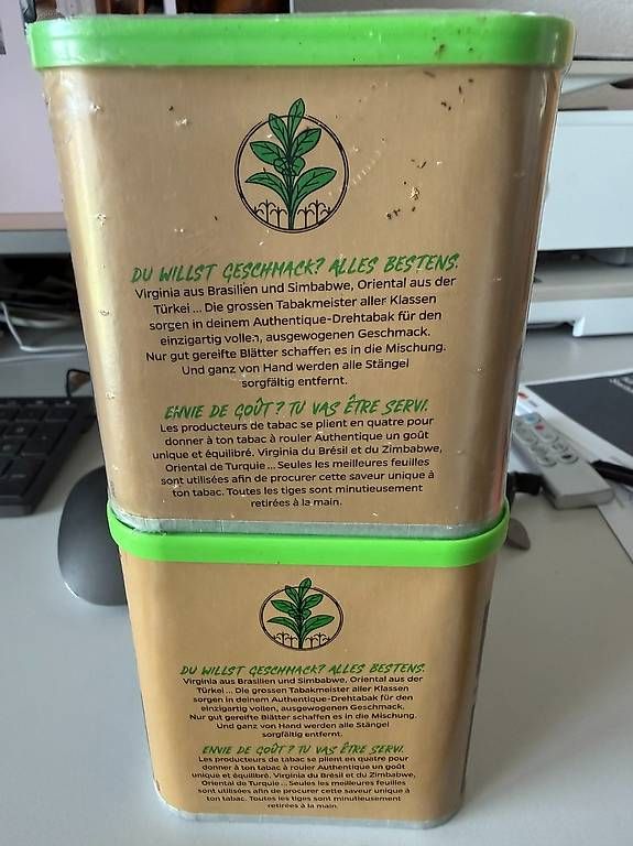 Tabacchi: Zwei Parisianne ECO Authentique je 70g – Nuovo e nell'imballaggio originale da Volketswil venduto da T__J 2