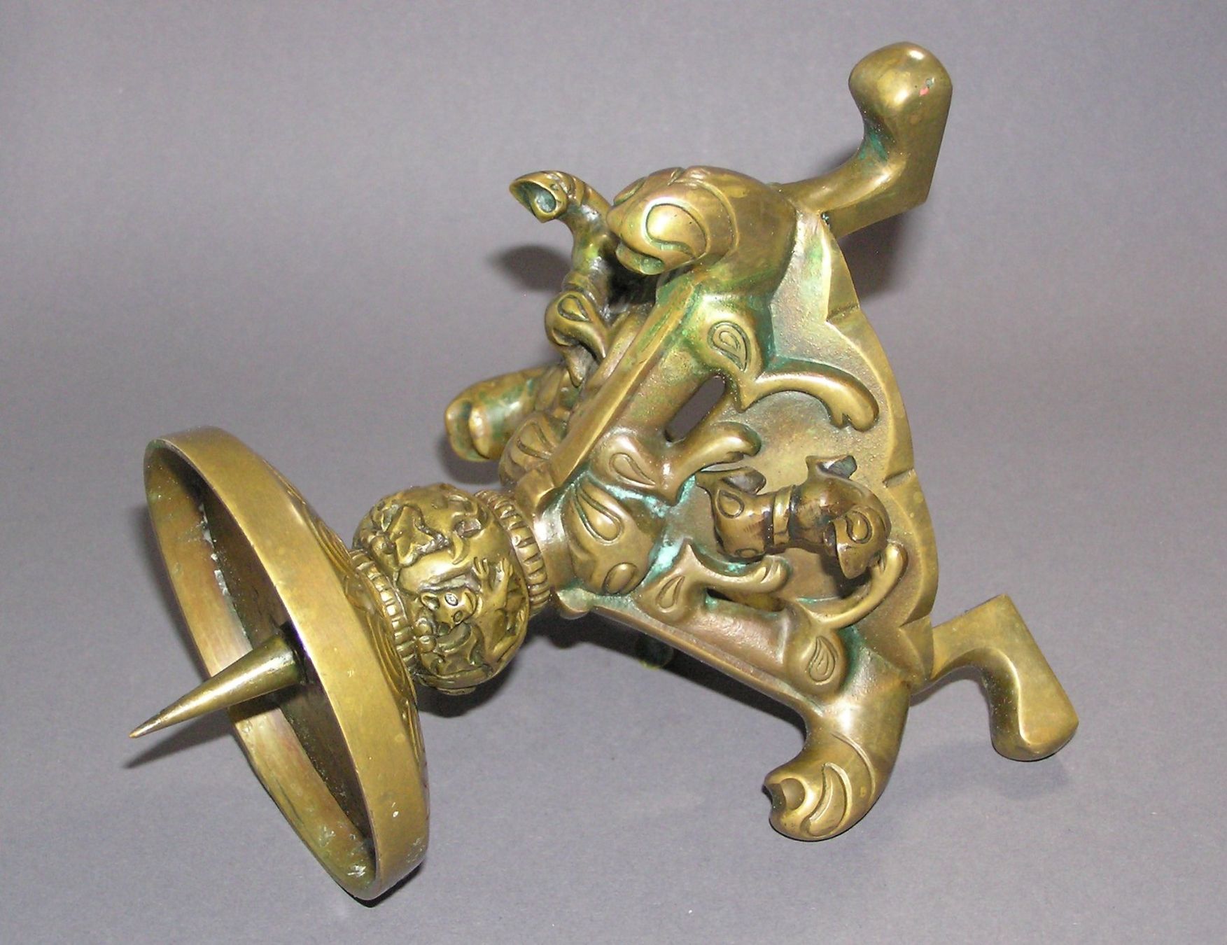 Bougeoirs: ALTER ASIATISCHER BRONZE KERZENSTÄNDER – D'occasion à Grenchen par Antique-hunter 2