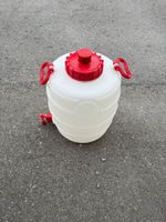 Wasserkanister Faser Plast AG mit Zapfhahn weiss rot 30l