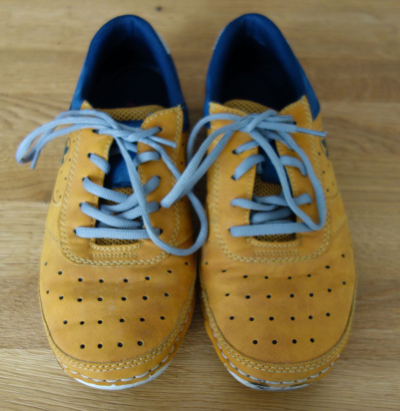 Rieker Herrenschuhe: Rieker Herren Gelb-Blau-Weiss – Gebraucht aus Basel von Verkauf_Aral 1