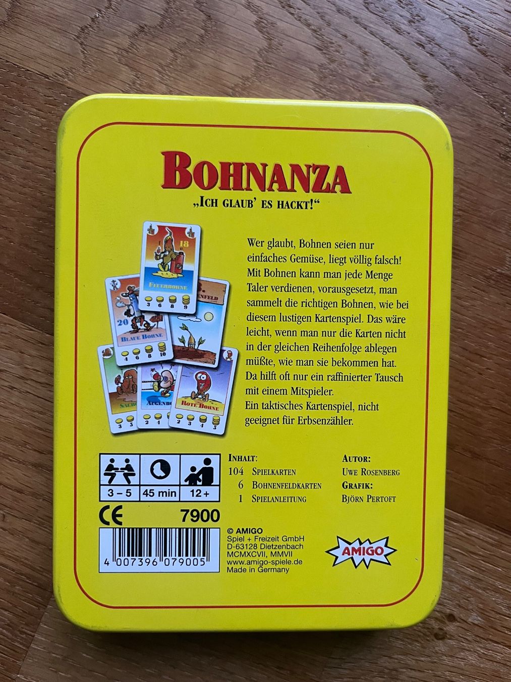 Amigo Giochi: Bohnanza „ICH GLAUB' ES HACKT!" Jubiläumsedition – Nuovo e nell'imballaggio originale da Gurmels venduto da sar_znc6 2