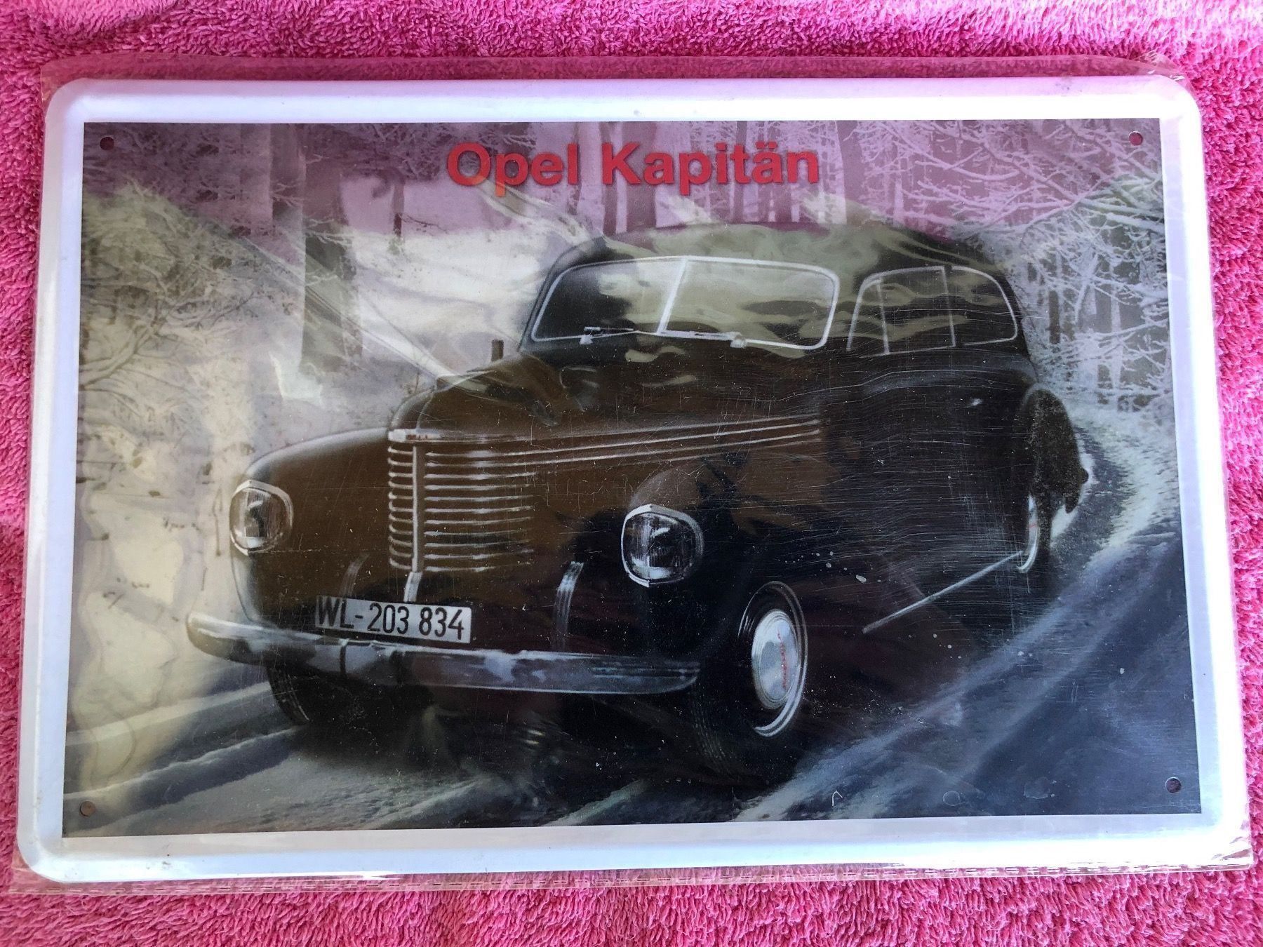 Insegne: Opel Kapitän gm Oldtimer classic – Nuovo (secondo la descrizione) da Reinach AG venduto da rares75