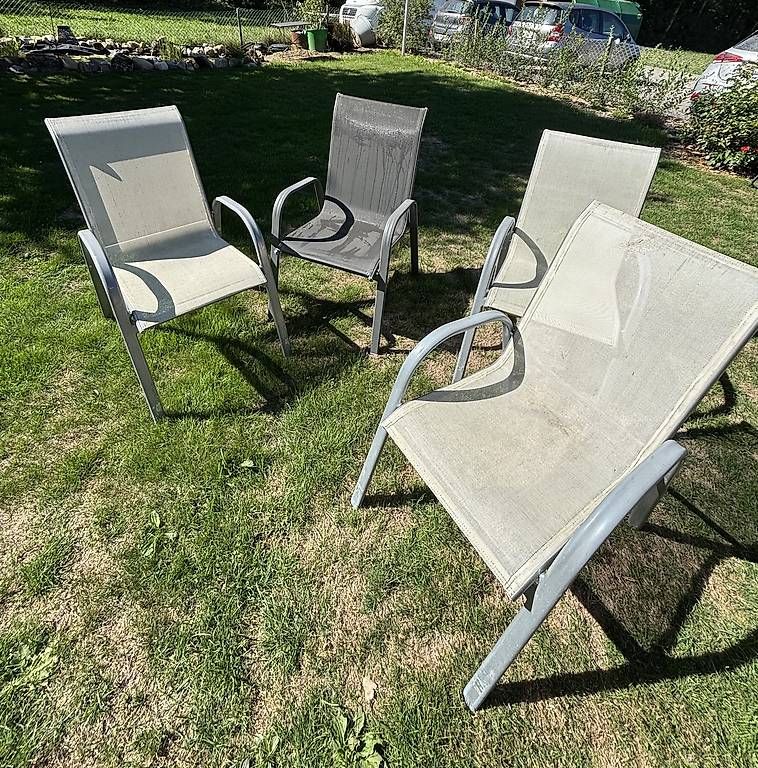 Sedie: 4 Gartenstühle gratis abzugeben  – Usato da Rosshäusern venduto da U_sigi