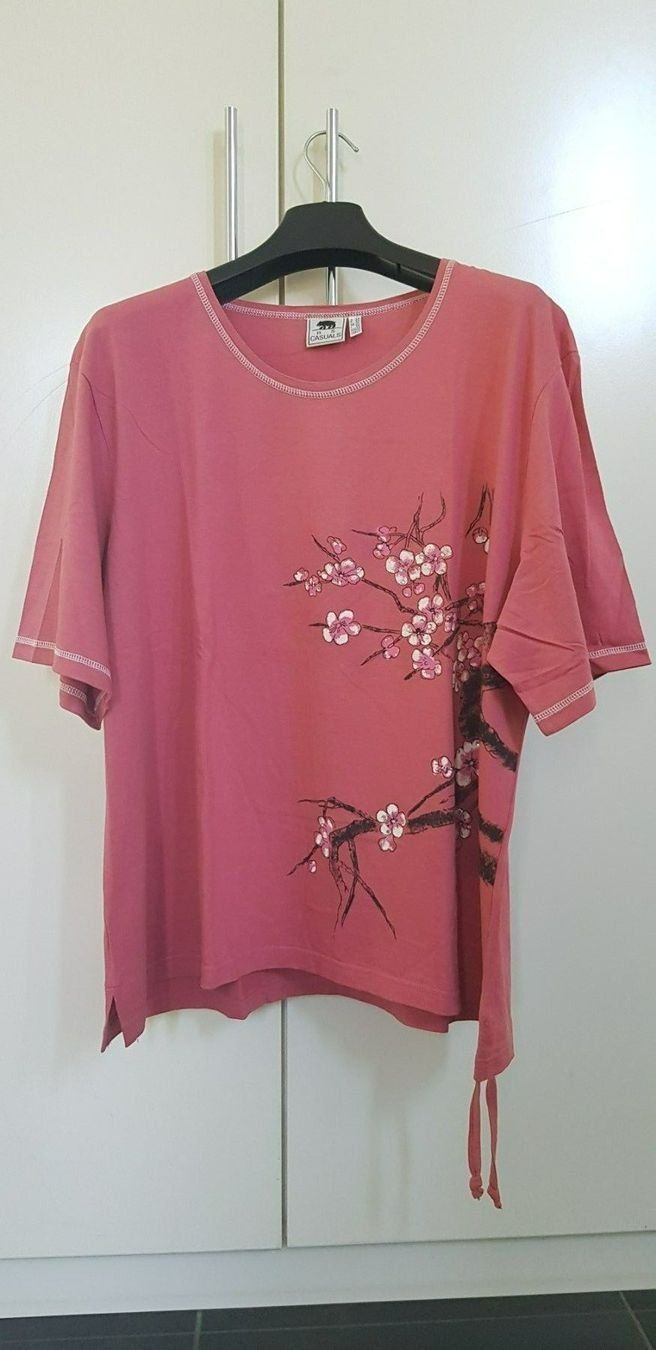 T-Shirts: T-Shirt Gr. 50, altrose mit Strasssteinen – Neu (gemäss Beschreibung) aus WALTERSWIL SO von thb_ybm8