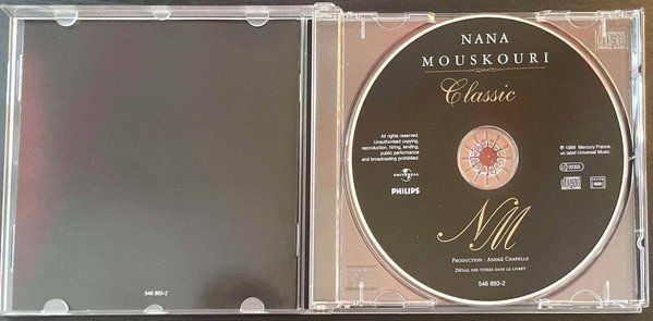 CD: NANA MOUSKOURI (CD) CLASSIC – Usato da Zürich venduto da Tarafo5 2