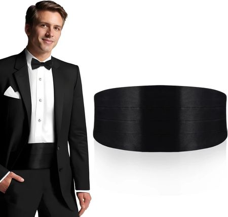Kummerbund Satin Herren Veranstaltungen Verstellbar Formelle