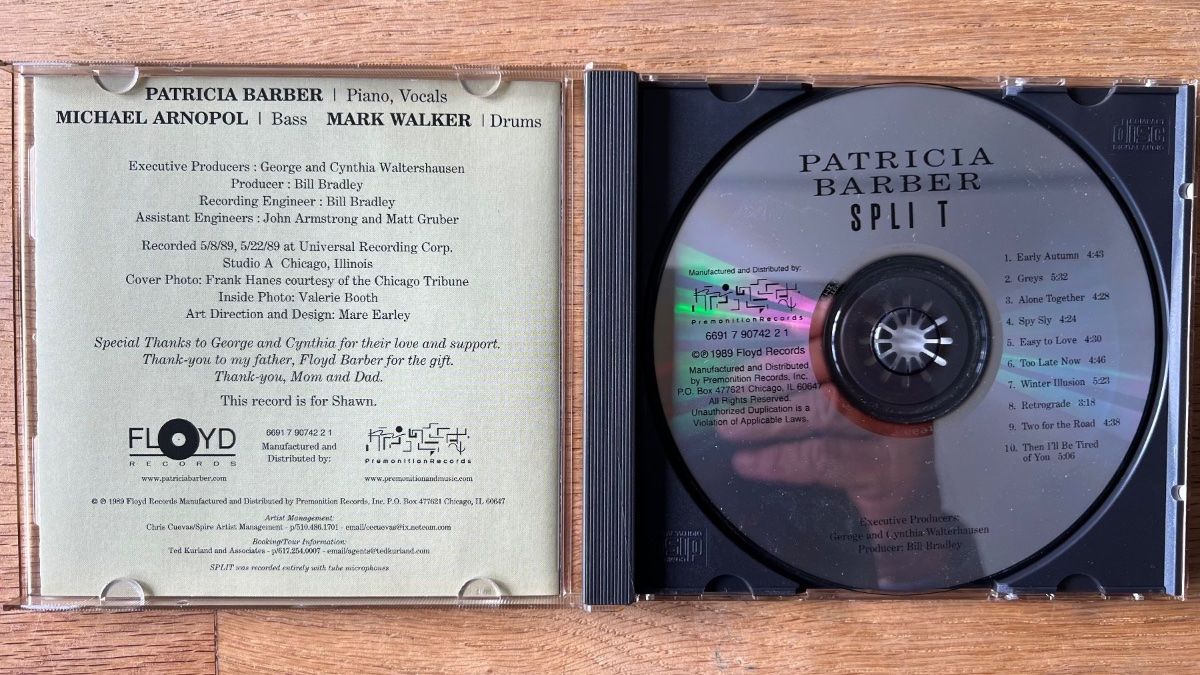 CDs: Patricia Barber - Split / CD - US-Press. 2004 – Gebraucht aus Gais von soundcave57 2