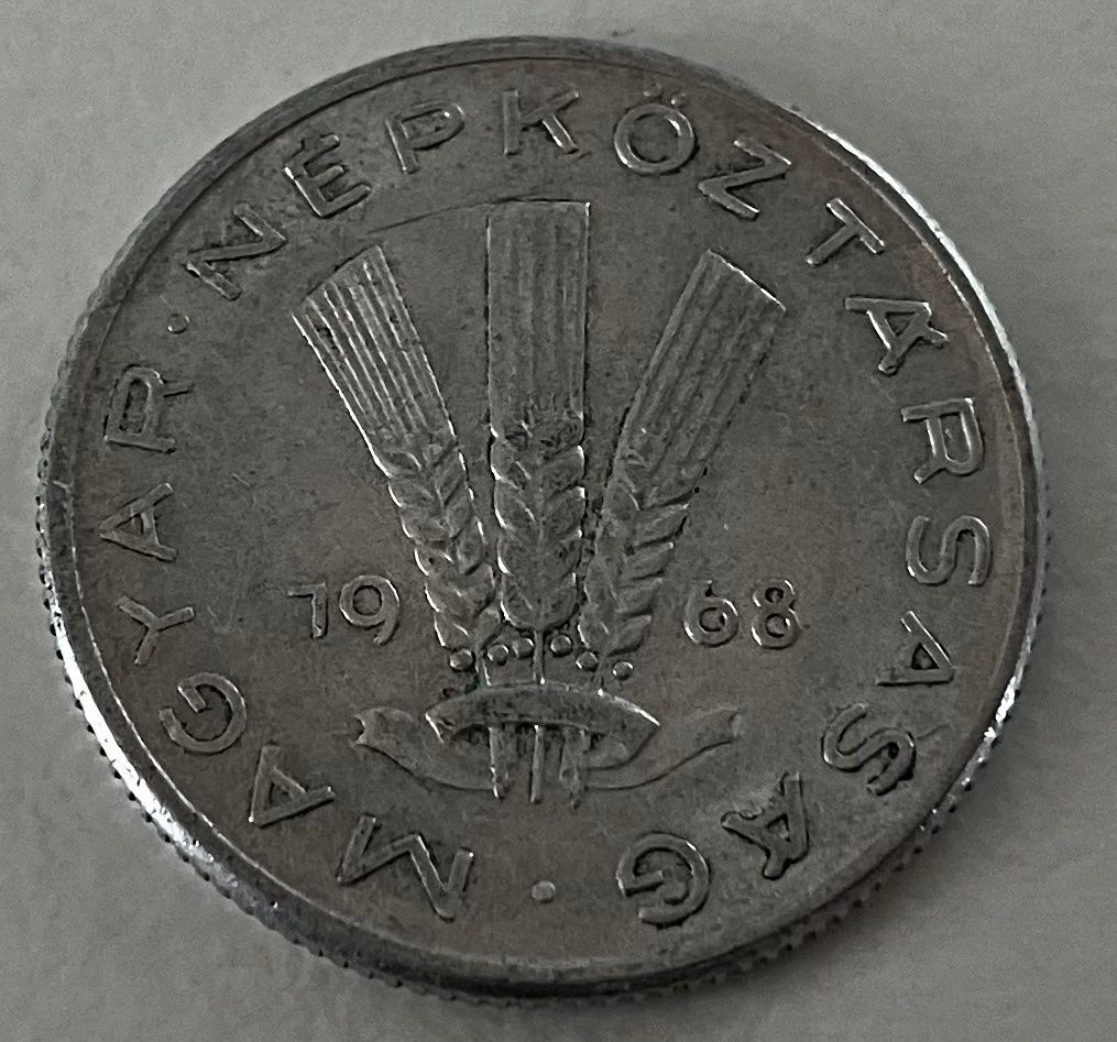 Tutti le monete: Ungarn 20 Filler 1968 – Usato da Algetshausen venduto da Carrhard 1