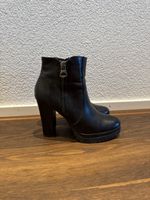 Stiefeletten Damen schwarz Grösse 39 Blockabsatz