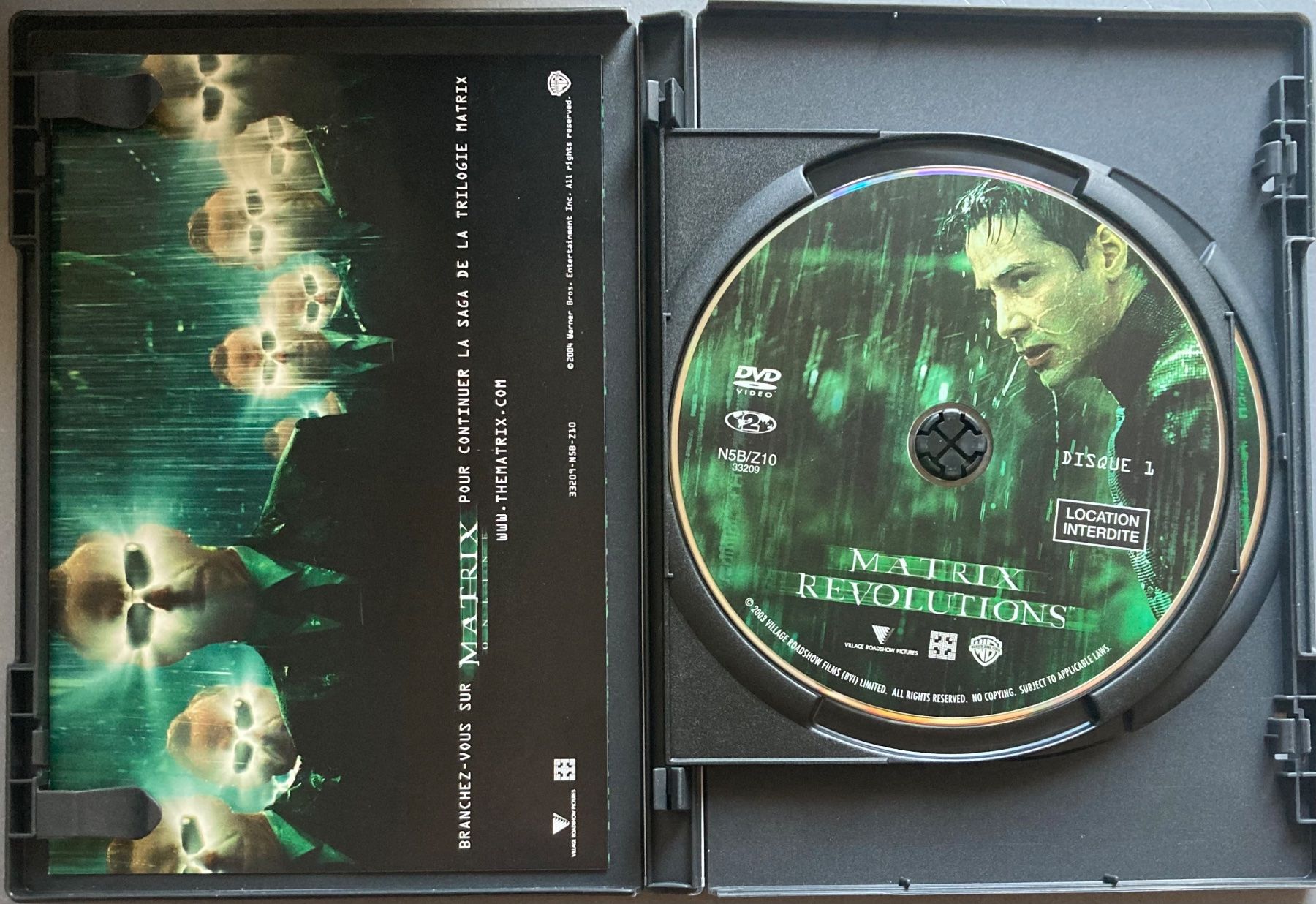 Tutti i DVDs: MATRIX REVOLUTIONS – Usato da Poliez-Pittet venduto da Newtown-Records 2
