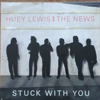 Huey Lewis & The News Stuck With You Vinyl Single guter Zust