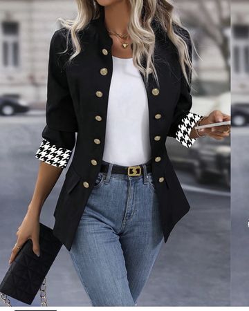Schwarzer Blazer  L