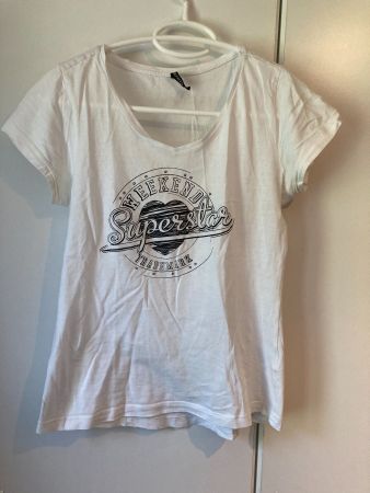 T-Shirt, weiss Gr. XS