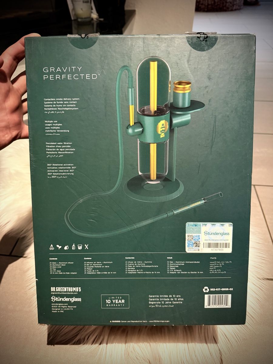 Narguilés: Stündenglass x Dr. Greenthumb gravity Hookah / Glassbong – D'occasion à Auw par seb_2yyy 7