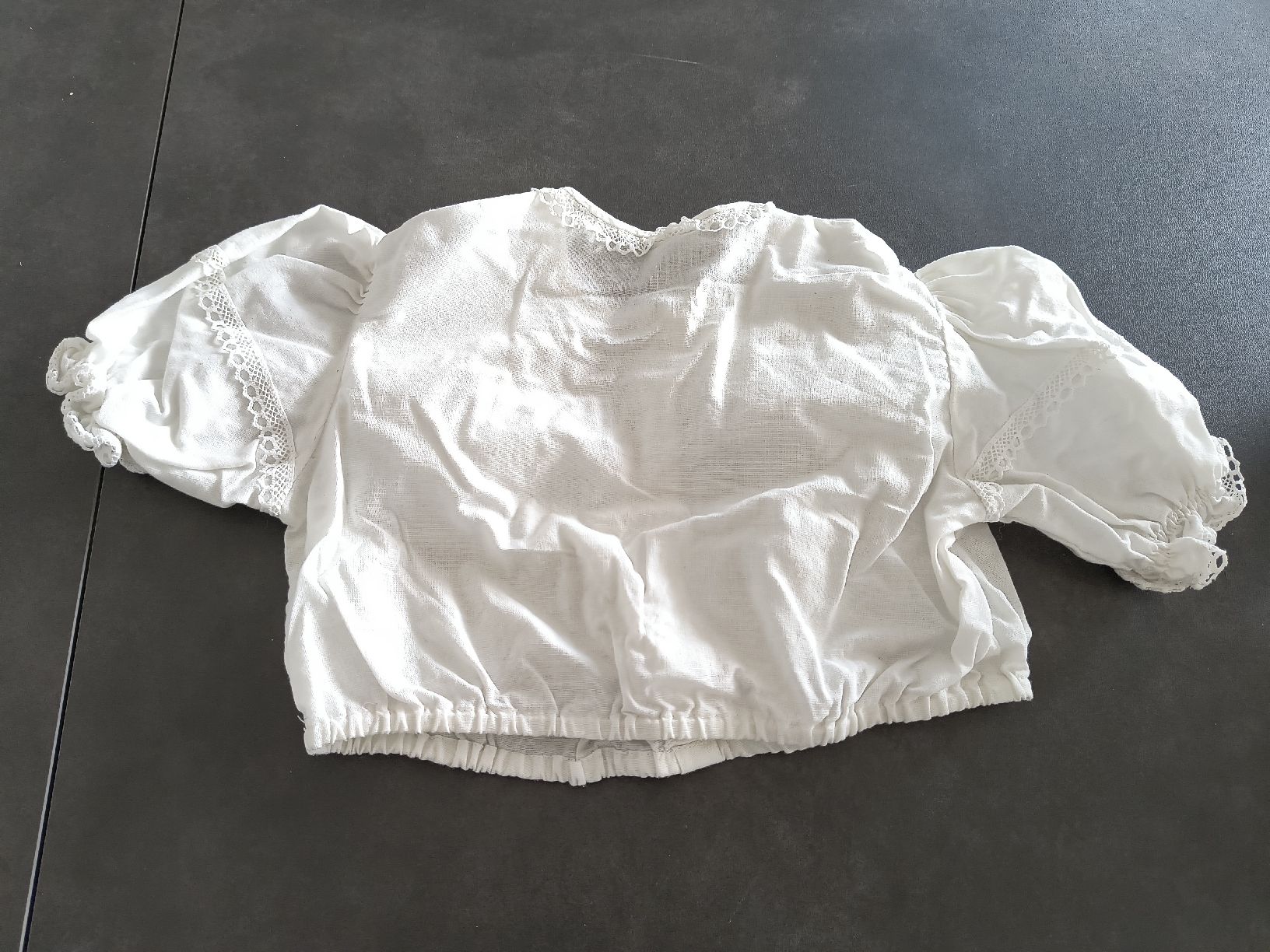 Camicette, T-shirt & Top: Dirndl Bluse, weiss, Vintage Stil, Grösse 128 – Usato da Schöfflisdorf venduto da kin_2dp9 1