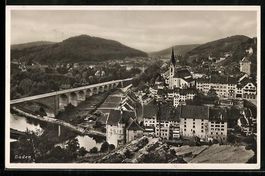 Baden, Neue Brücke vom Schartenfels aus