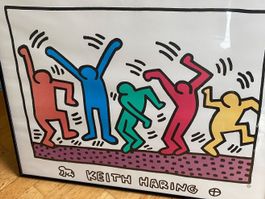 Dancing People,  Keith Haring 1991 Plakat Poster
