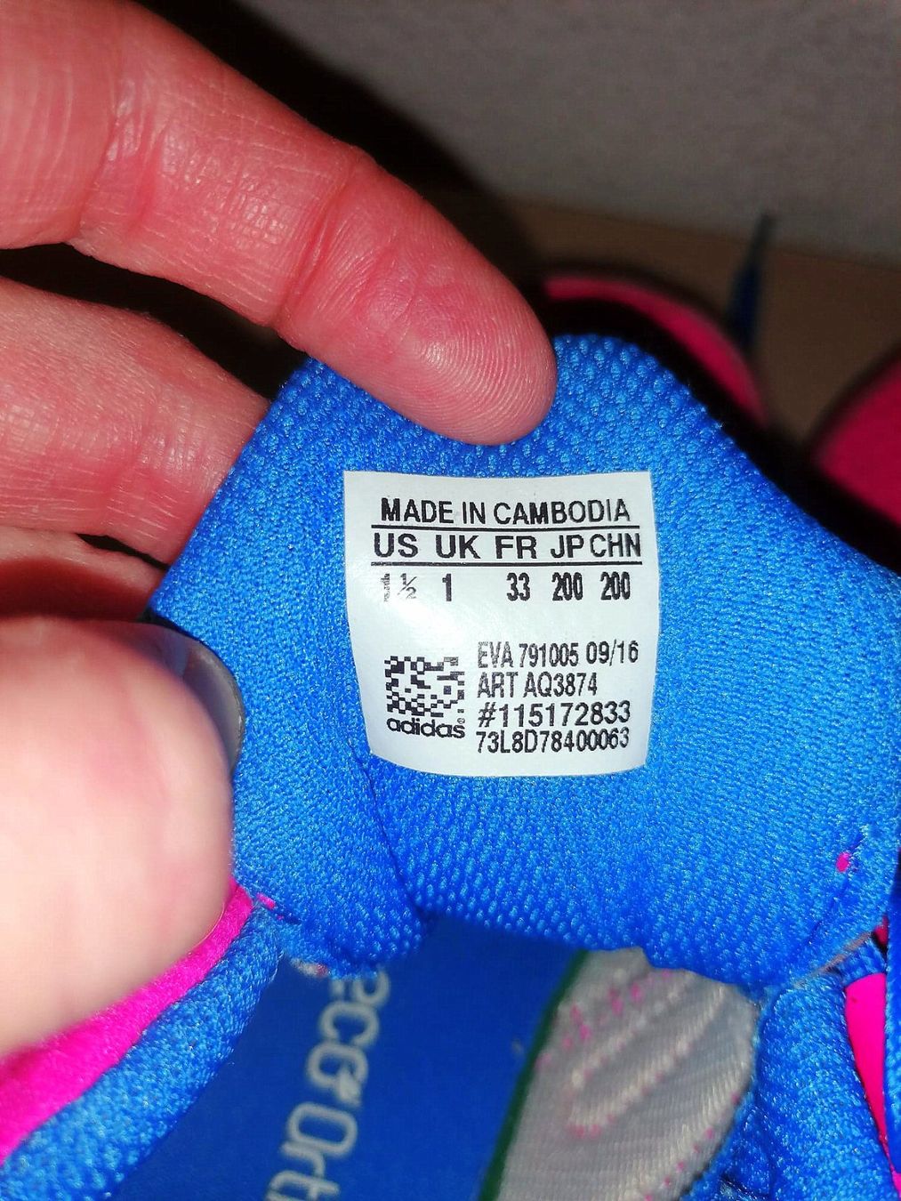 Adidas Herrenschuhe: Adidas Turnschuhe in Pink - Grösse 33 – Gebraucht aus Brunnadern von -Amarilis- 4