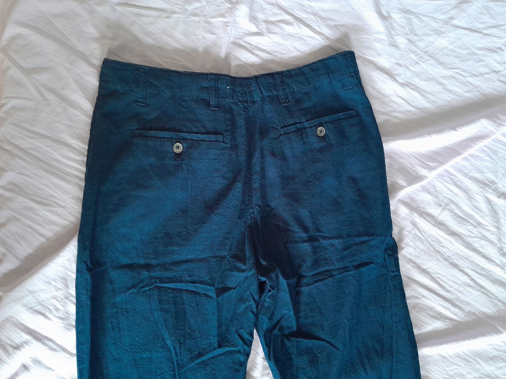 Next Pantaloni: pantalon lin bleu taille 32 – Usato da Genève venduto da ang_fd8z 2