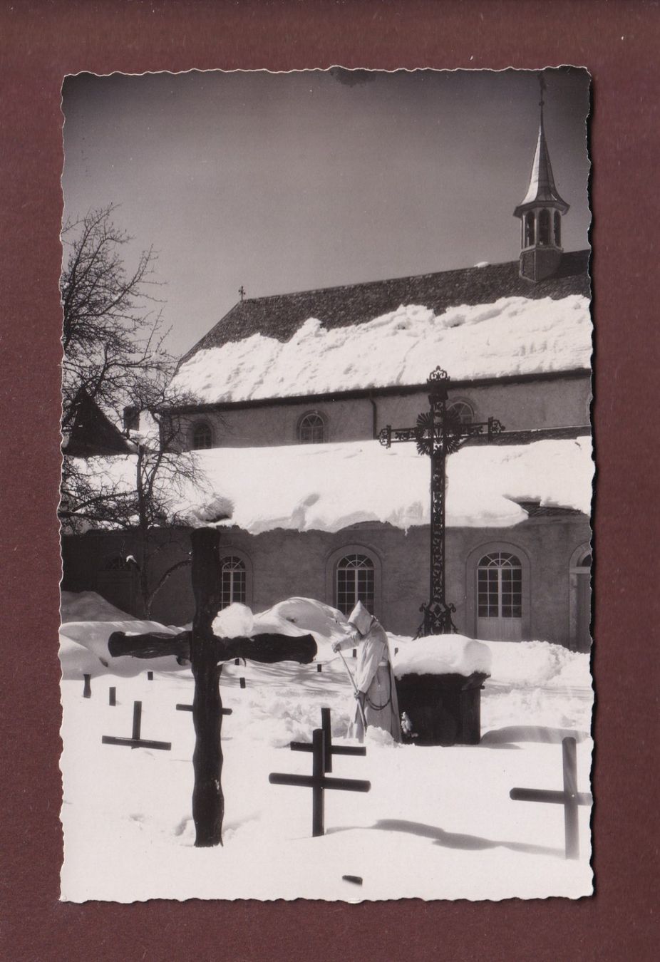 Cartoline postali: Chartreuse de LA VALSAINTE en hiver – Usato da Pully venduto da nicecards-shop
