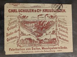 Litho Werbe Brief / Carl Schuler & Cie Kreuzlingen - 1903