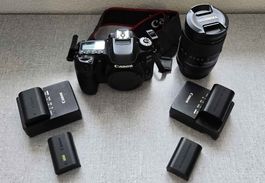 Canon EOS 80D with Tamron lens, charger and 2 battery!