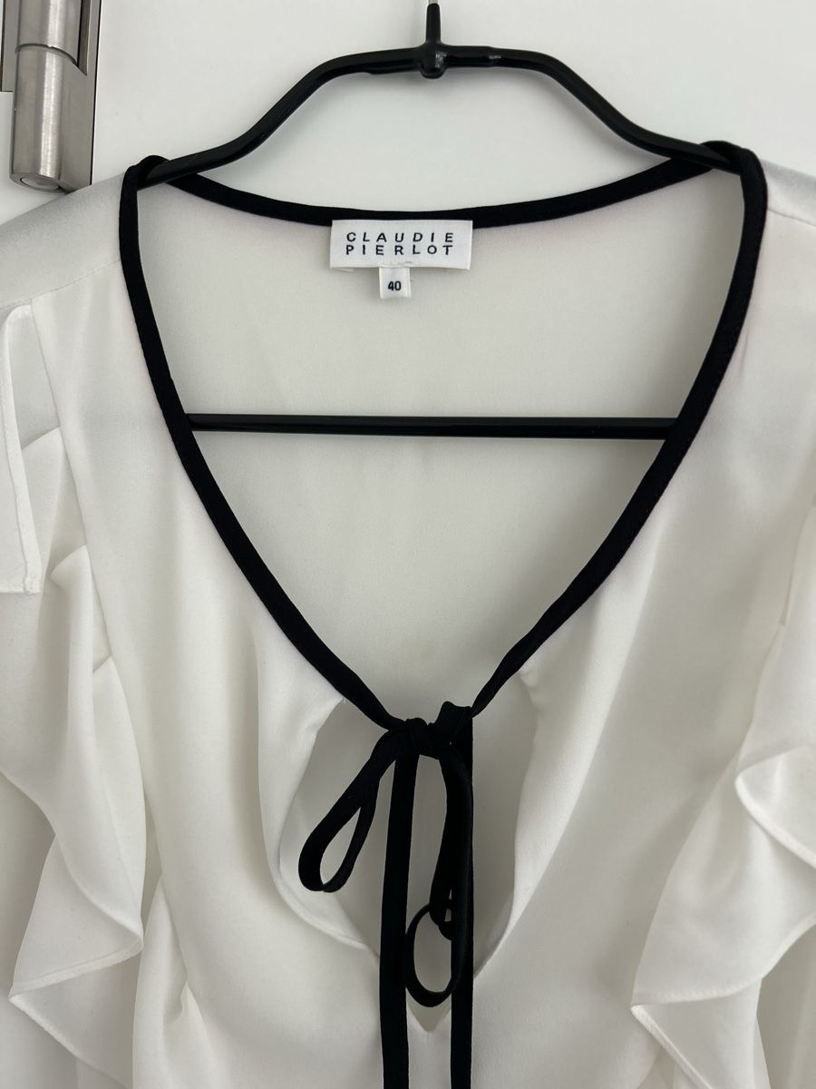 Claudie Pierlot Camicette: Bluse Claudie Pierlot Weiss – Usato da Zürich venduto da Robin_zh2 2