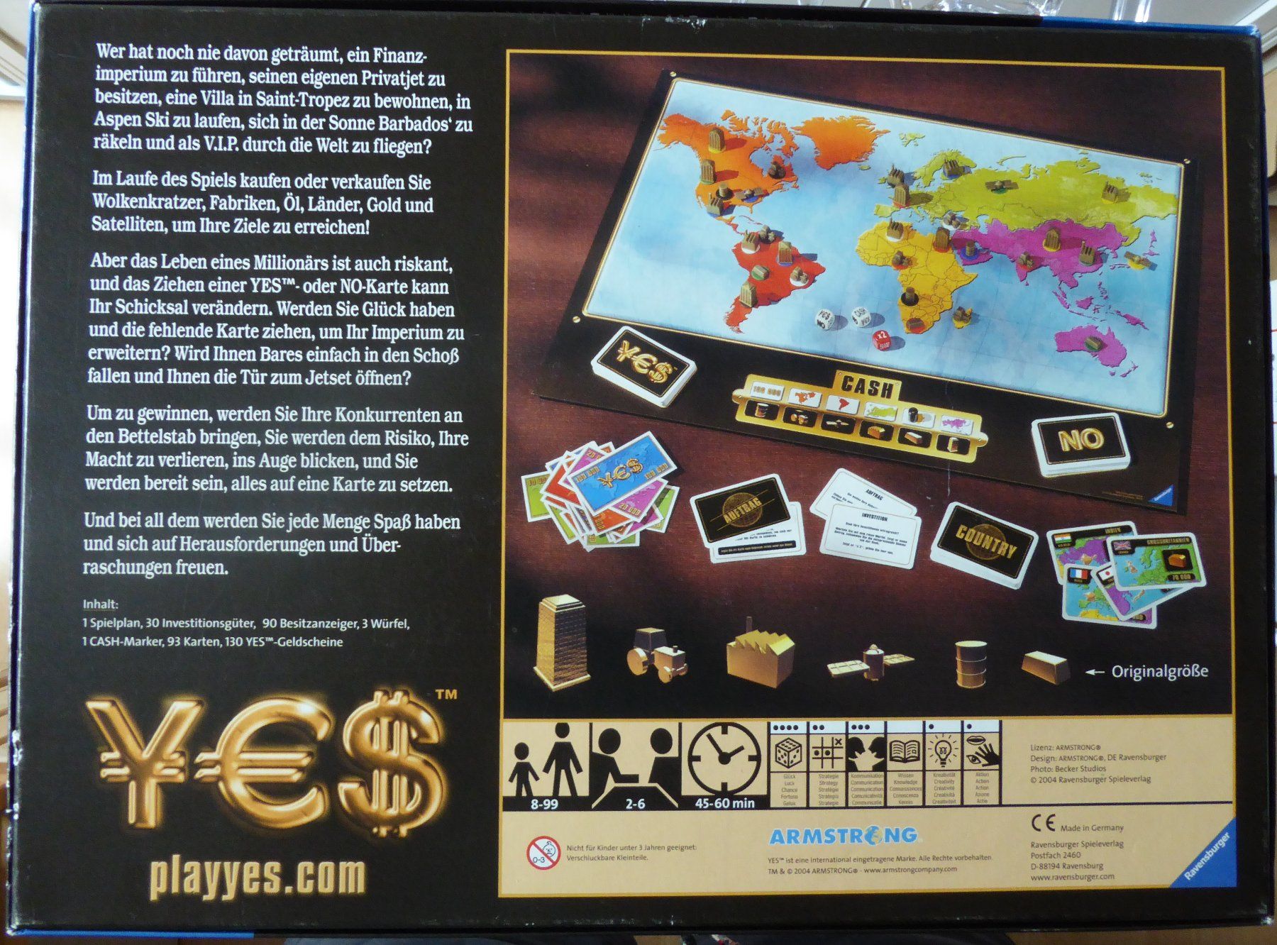Ravensburger Giochi: Brettspiel YES von Ravensburger – Usato da Gossau SG venduto da tenerife11 1