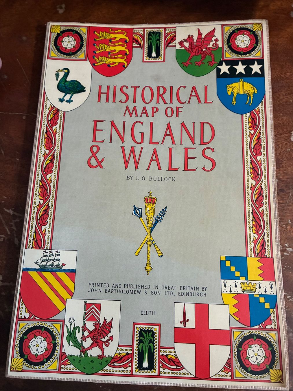 Cartine & Atlanti: Carte ancienne de l’Angleterre – Usato da Paudex venduto da micinque