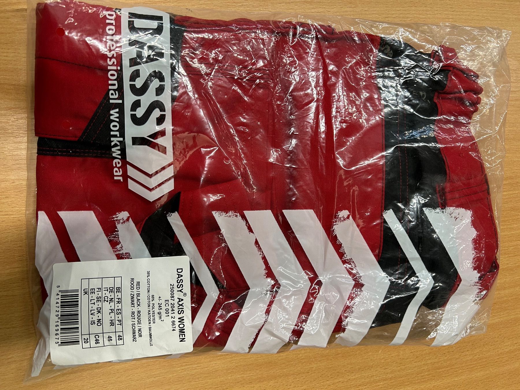 Pantaloni: DASSY AXIS Women, rot, 46 – Nuovo e nell'imballaggio originale da Möhlin venduto da oli_9f6q