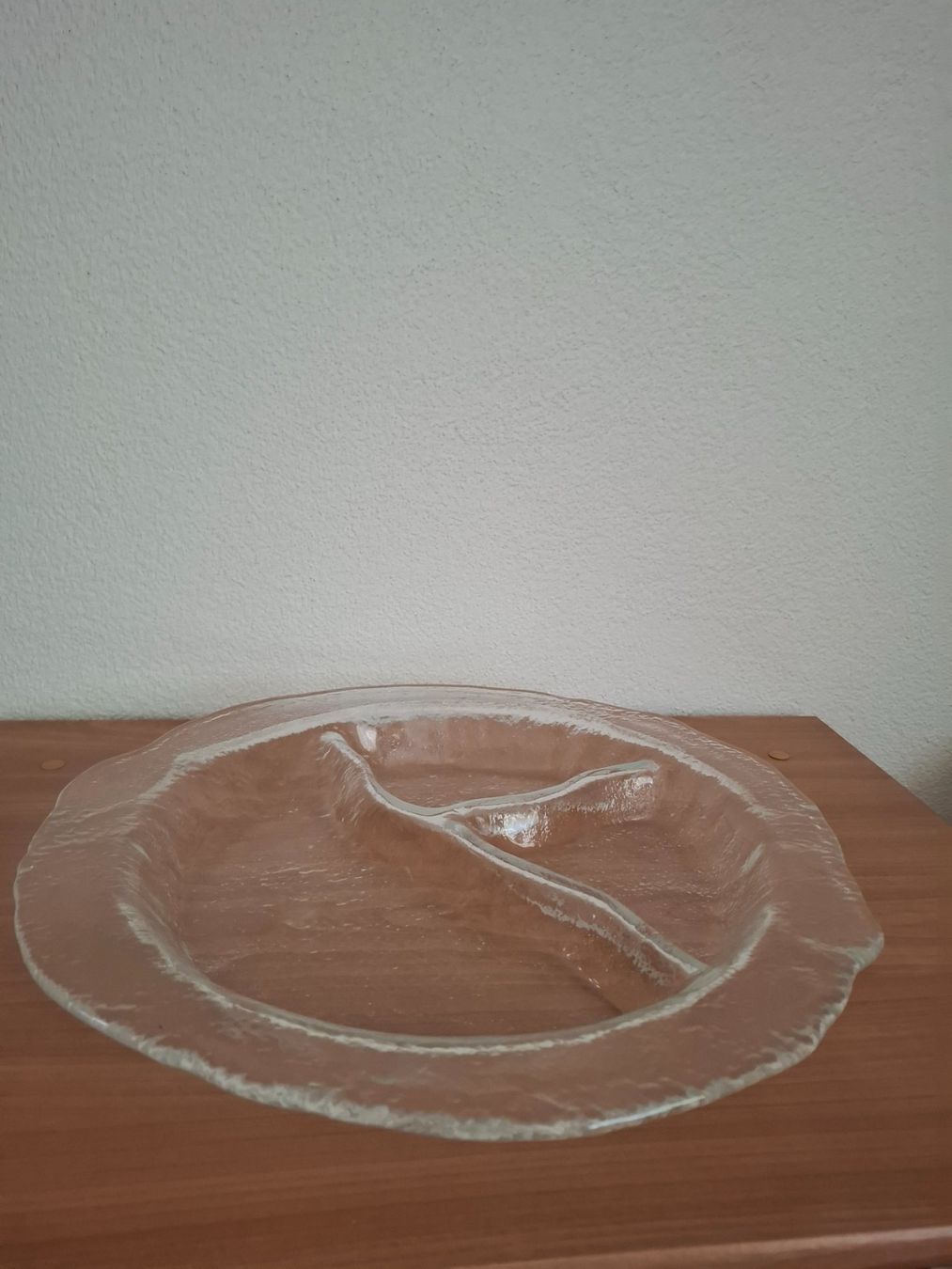 Glasi Hergiswil Servierplatten: Servierteller mit drei Fächern Glasi Hergiswil – Neu (gemäss Beschreibung) aus Dietikon von oldi53