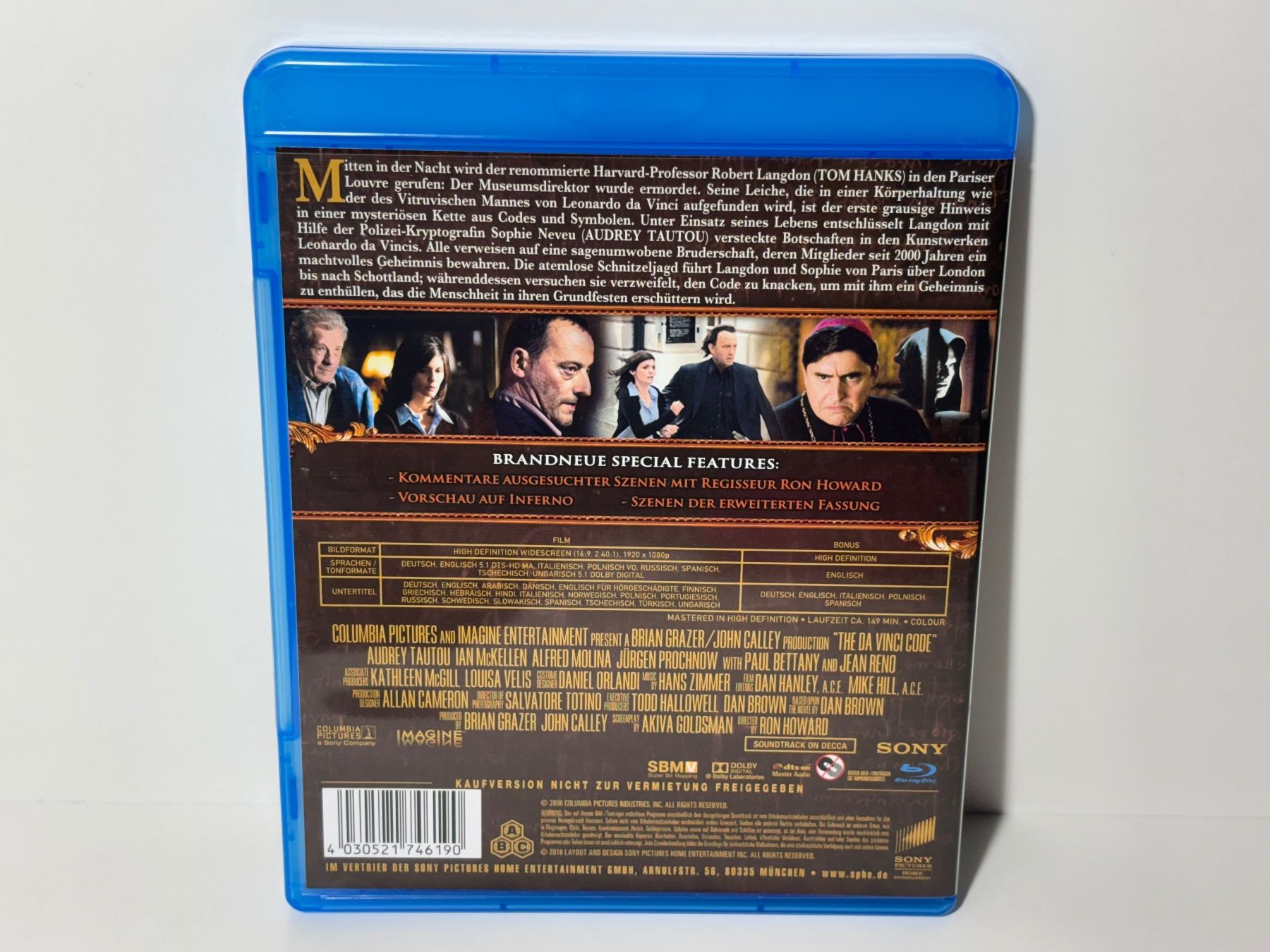 Alle DVDs: The Da Vinci Code - Illuminati - Inferno Blu Ray – Gebraucht aus Wilderswil von Sstriker 5