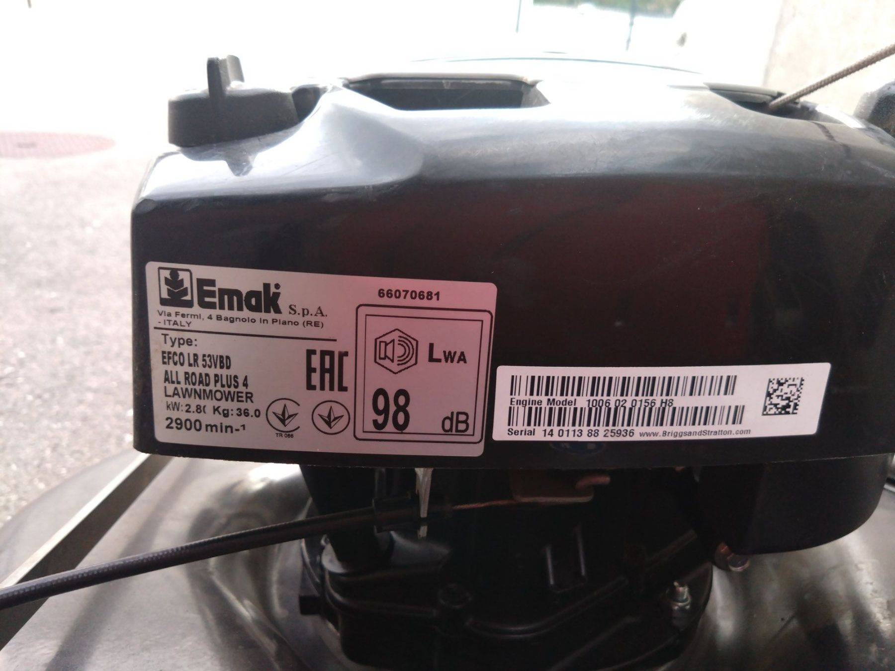 Efco Tagliaerba: Tondeuse Efco LR 53VBD – Usato da Ursy venduto da Beldito 2