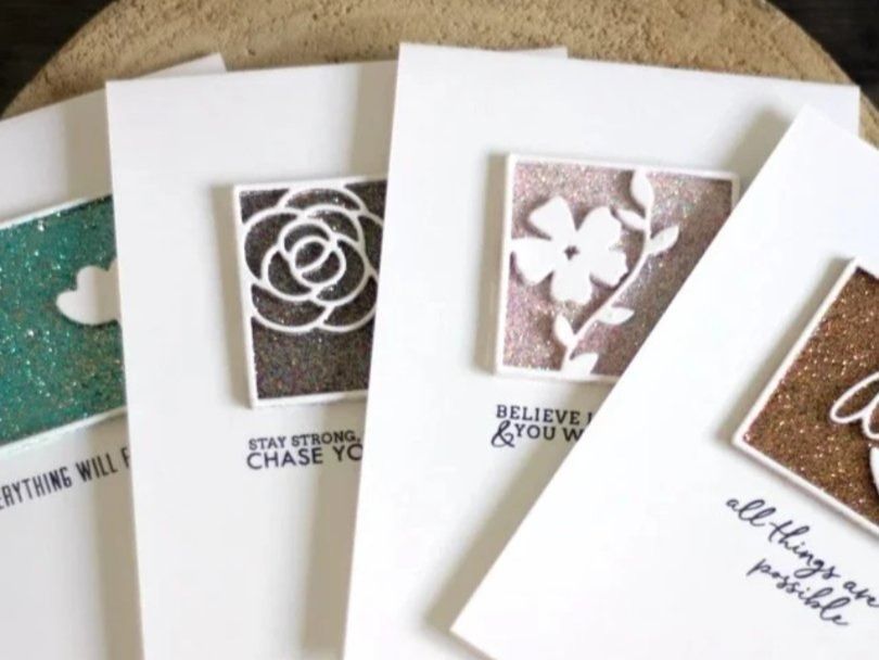 Schablonen: Stanzschablone Nr.92, Blumen 6er Set – Neu und originalverpackt aus Gretzenbach von Fliegepilz 1