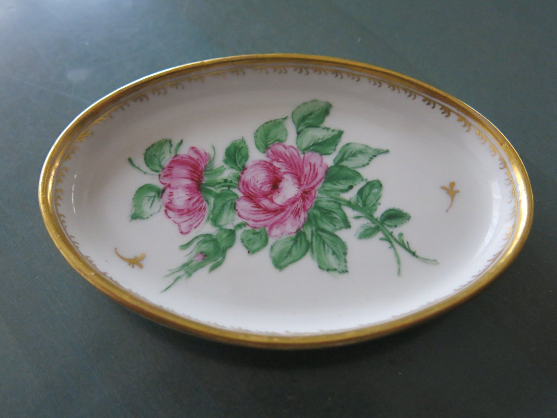 Servierplatten: Schale Langenthal klein oval mit Blumenmuster – Gebraucht aus Zürich von Fox410 5